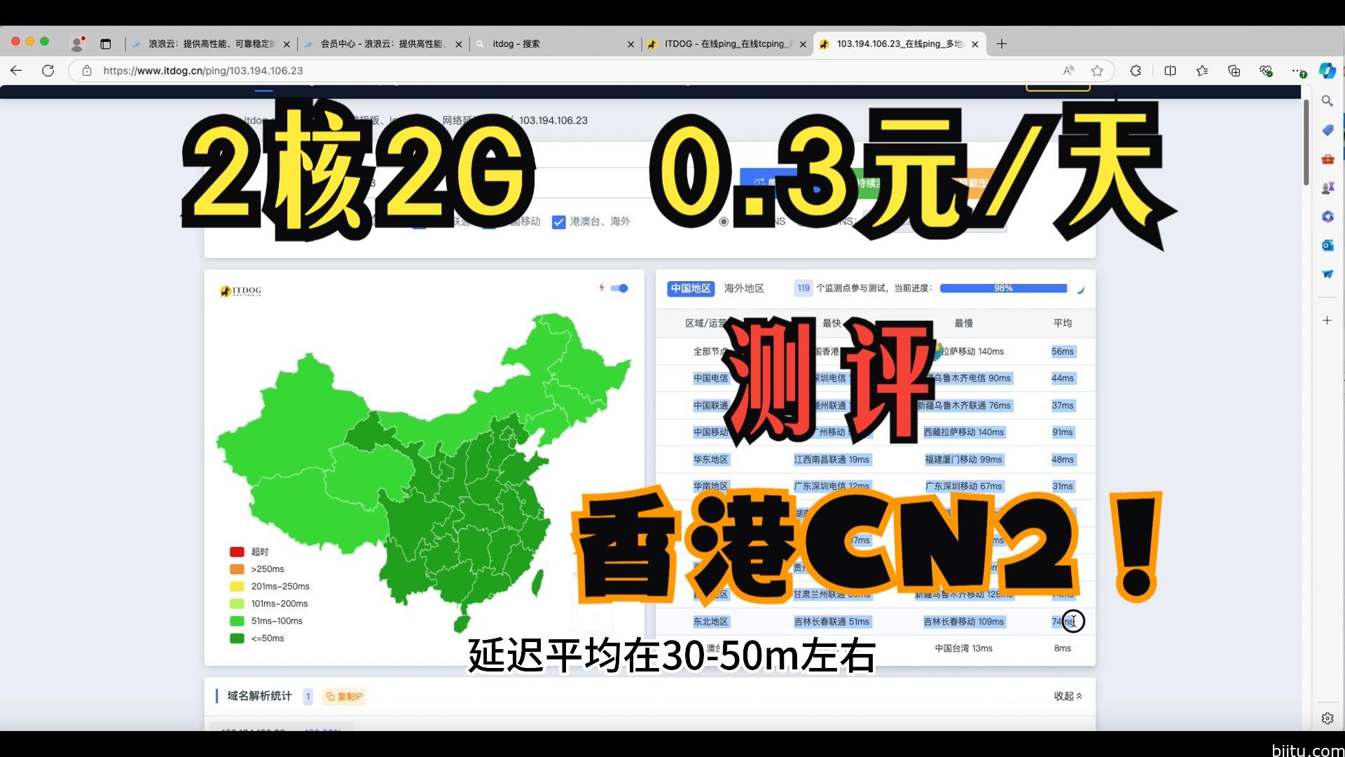 9.8元香港2核2G服务器，独立公网ip，厂家是疯了嘛？-笔途博客